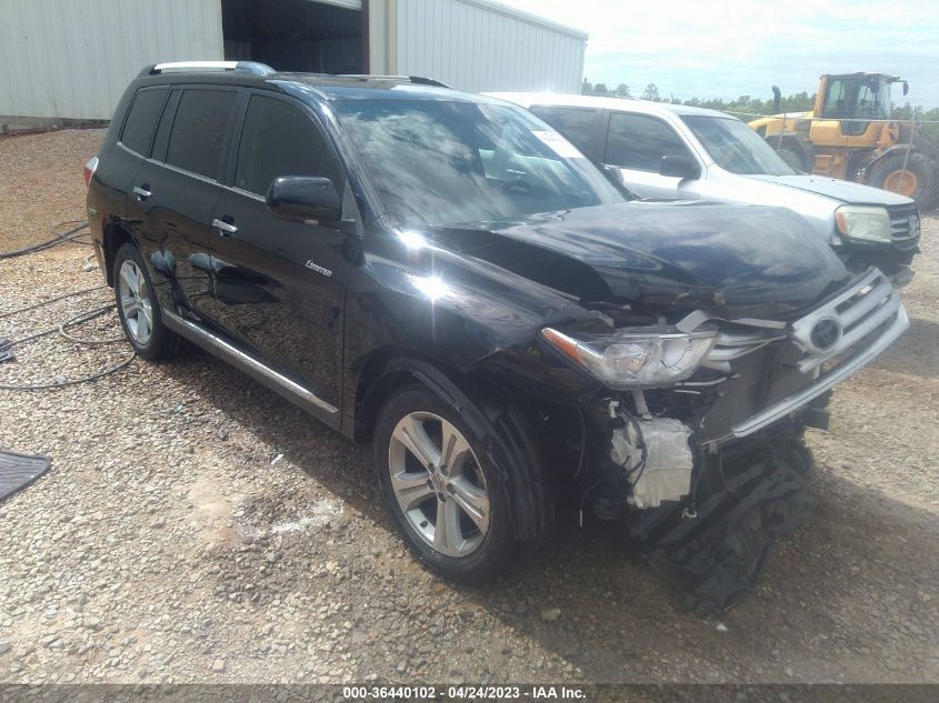 2013 TOYOTA HIGHLANDER LIMITED - 5TDYK3EH3DS136672