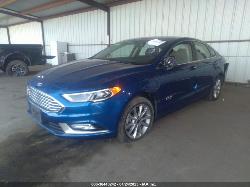 2017 FORD FUSION ENERGI SE - 3FA6P0PU5HR277579