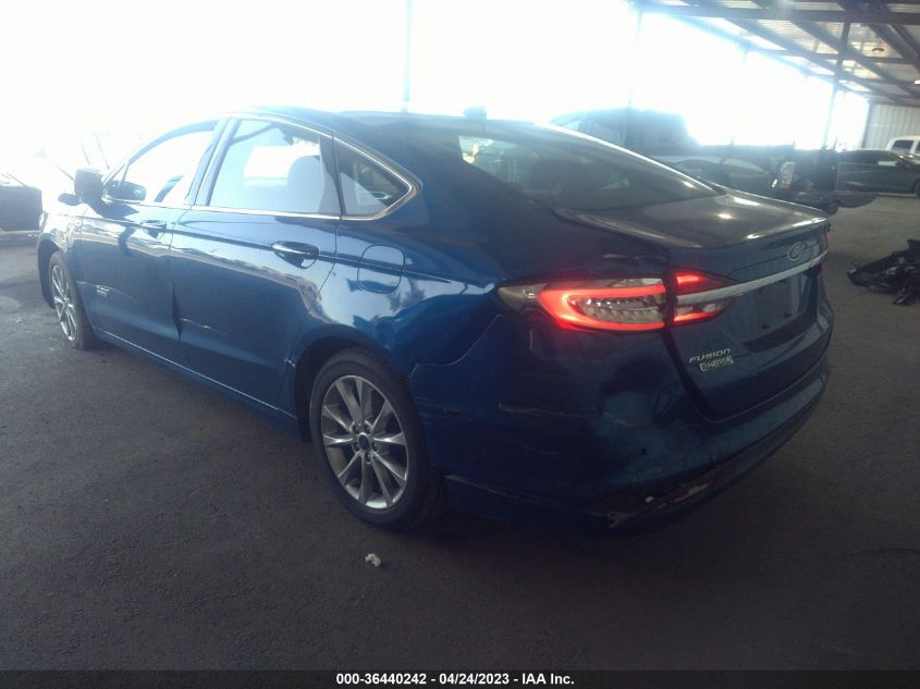 2017 FORD FUSION ENERGI SE - 3FA6P0PU5HR277579