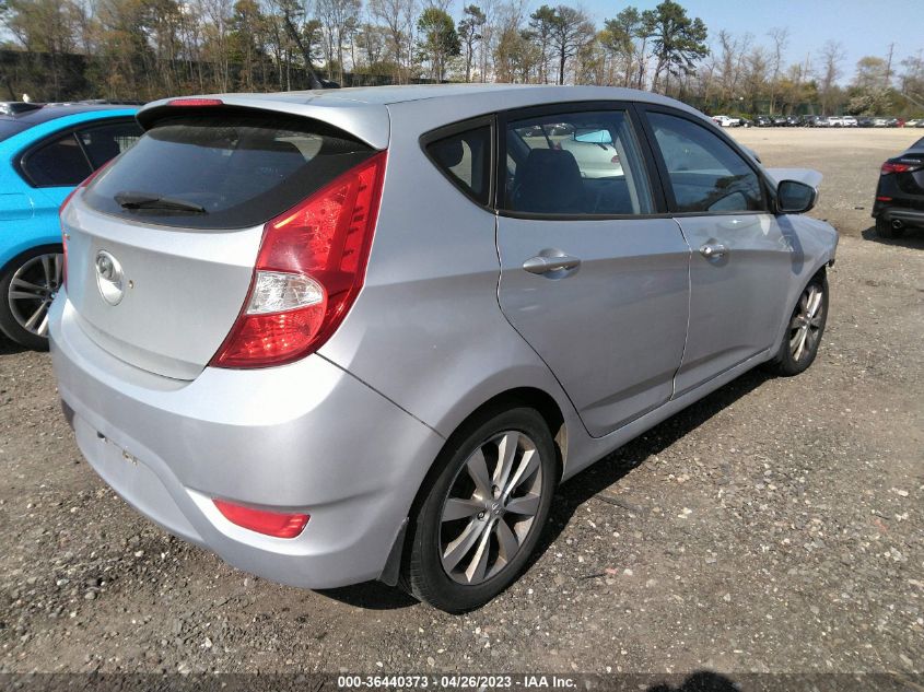 2014 HYUNDAI ACCENT SE - KMHCU5AE6EU185384