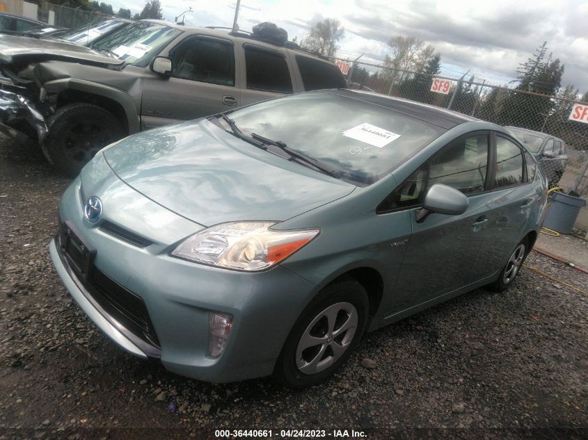 2013 TOYOTA PRIUS ONE/TWO/THREE/FOUR/FIVE - JTDKN3DU1D1729410