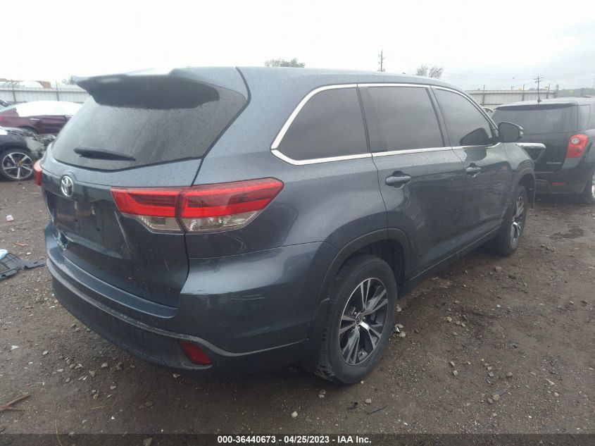 2019 TOYOTA HIGHLANDER LE - 5TDZARFH2KS060979
