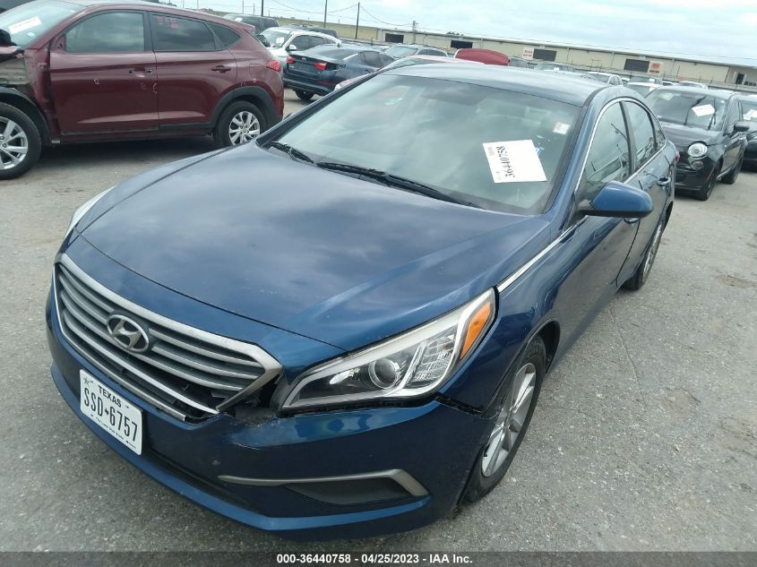 2017 HYUNDAI SONATA 2.4L - 5NPE24AF9HH510713