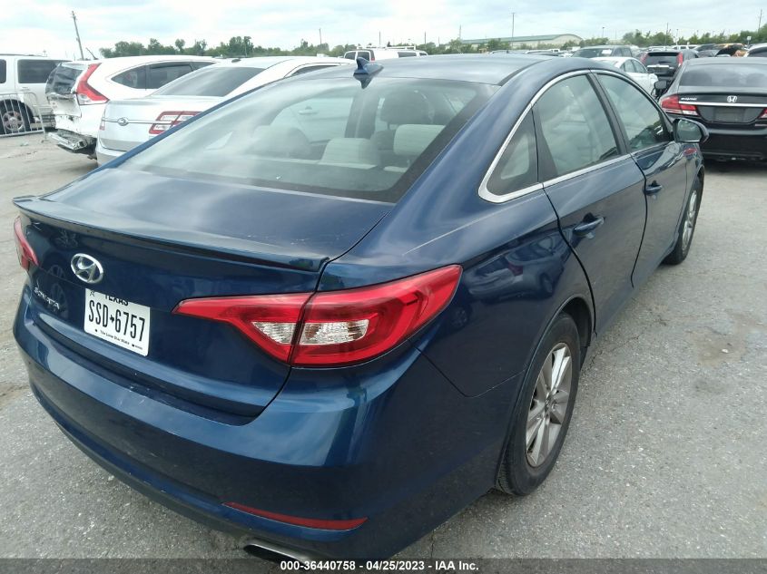 2017 HYUNDAI SONATA 2.4L - 5NPE24AF9HH510713