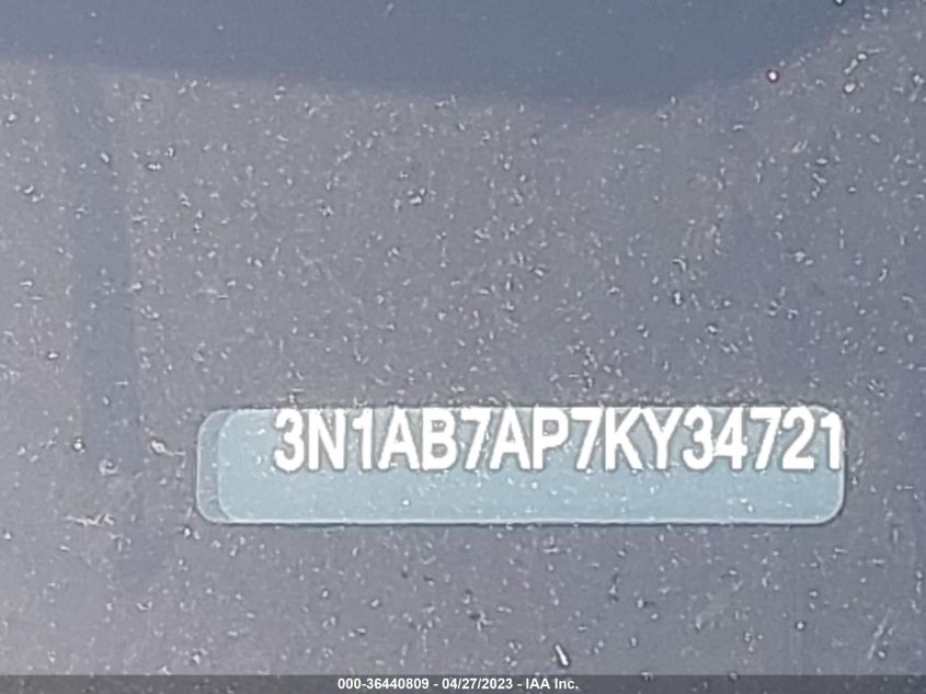 2019 NISSAN SENTRA SR - 3N1AB7AP7KY347212