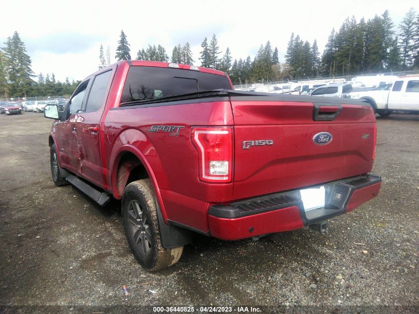 2016 FORD F-150 XLT/XL/LARIAT - 1FTEW1EP8GKD57716