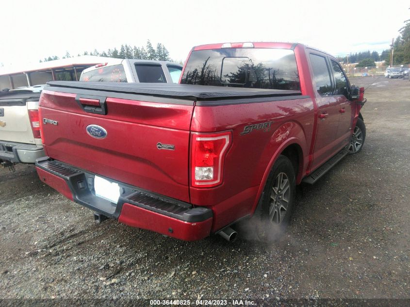 2016 FORD F-150 XLT/XL/LARIAT - 1FTEW1EP8GKD57716