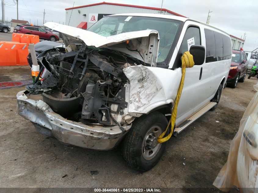 2014 CHEVROLET EXPRESS 3500 LT 1GAZGYFG2E1127476