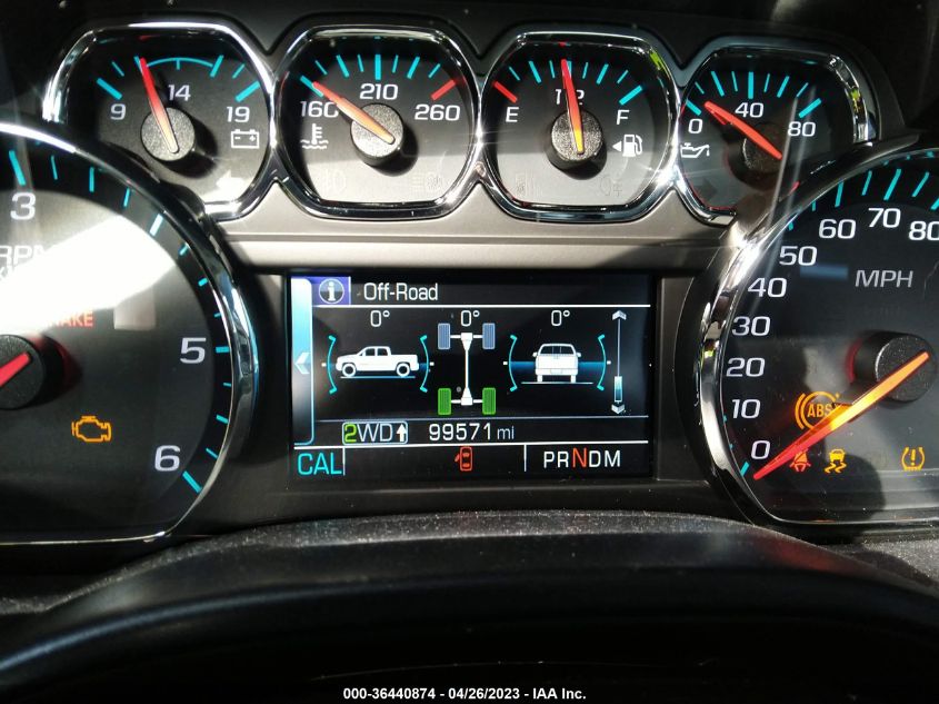 2015 CHEVROLET SILVERADO 1500 HIGH COUNTRY - 3GCUKTEJ1FG370389
