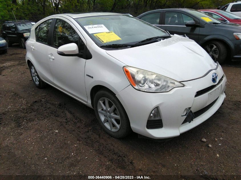 2014 TOYOTA PRIUS C ONE/THREE/TWO/FOUR - JTDKDTB39E1059362