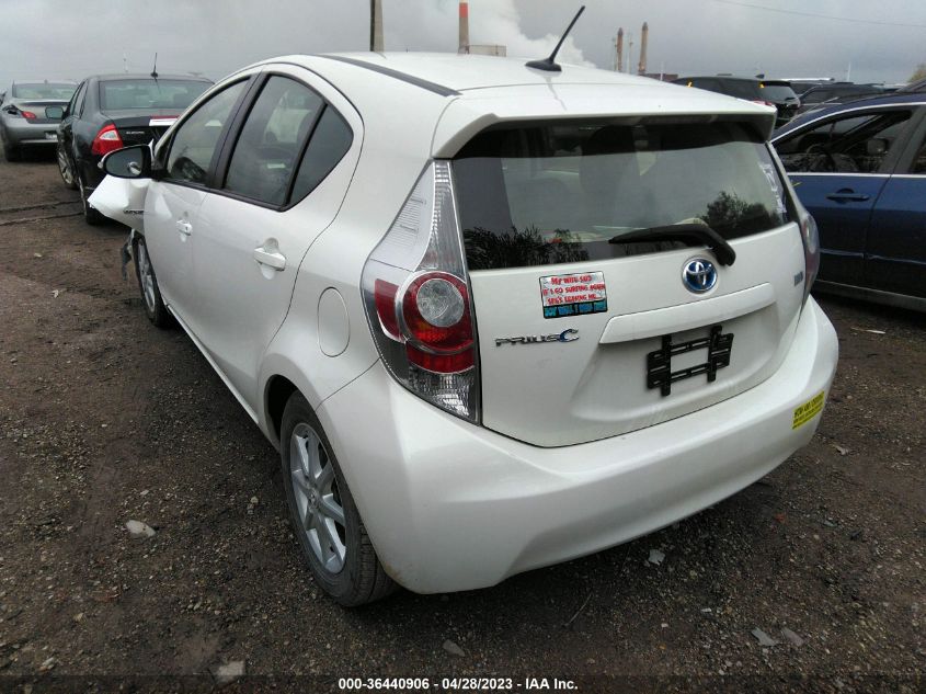 2014 TOYOTA PRIUS C ONE/THREE/TWO/FOUR - JTDKDTB39E1059362
