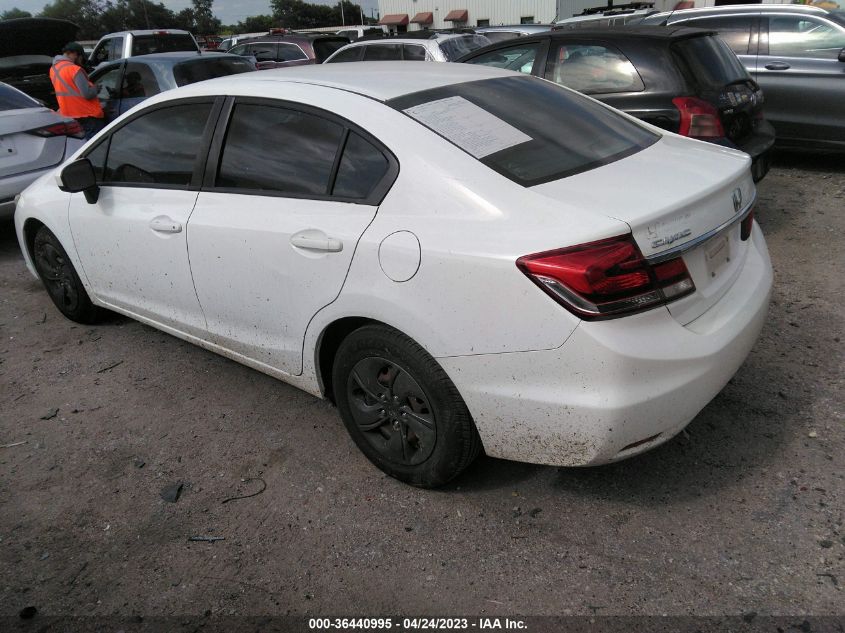 2015 HONDA CIVIC SEDAN LX - 19XFB2F50FE096554