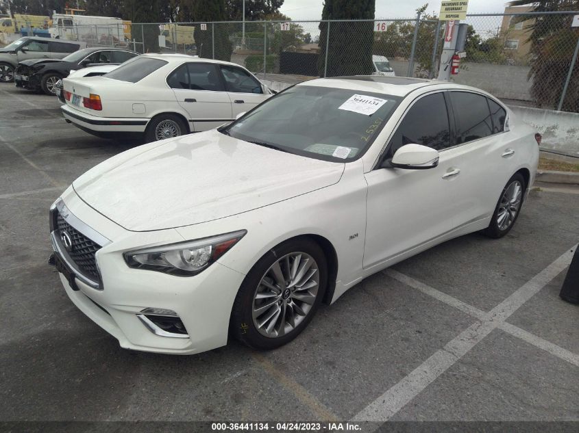 2019 INFINITI Q50 3.0T LUXE - JN1EV7AP7KM543288