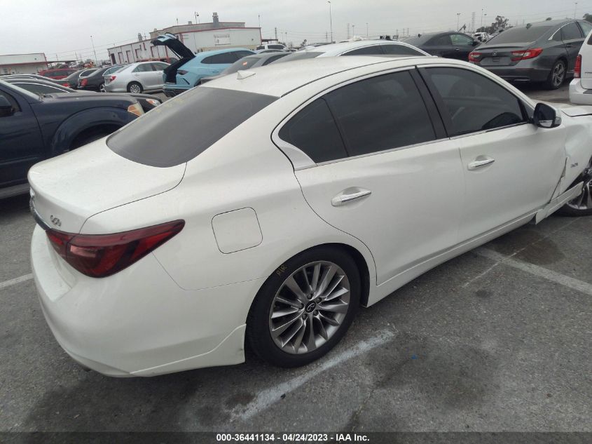 2019 INFINITI Q50 3.0T LUXE - JN1EV7AP7KM543288