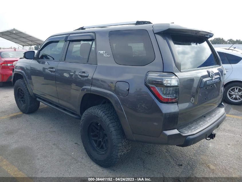 2017 TOYOTA 4RUNNER TRD OFF ROAD - JTEBU5JR6H5468557