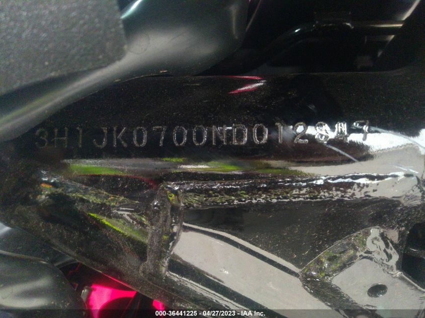 2022 HONDA NVA110 B - 3H1JK0700ND012847