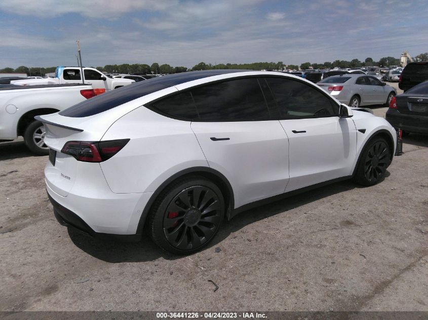 2022 TESLA MODEL Y PERFORMANCE - 7SAYGDEF8NF536869