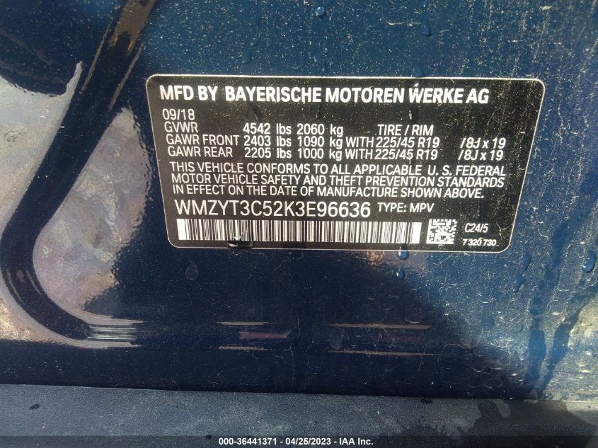 2019 MINI COUNTRYMAN COOPER S - WMZYT3C52K3E96636
