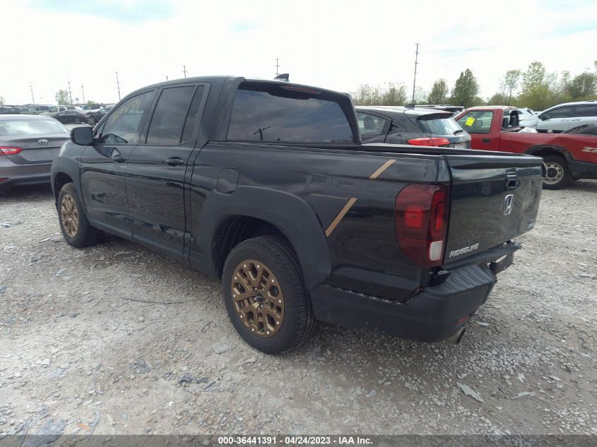 2021 HONDA RIDGELINE SPORT - 5FPYK3F11MB000960