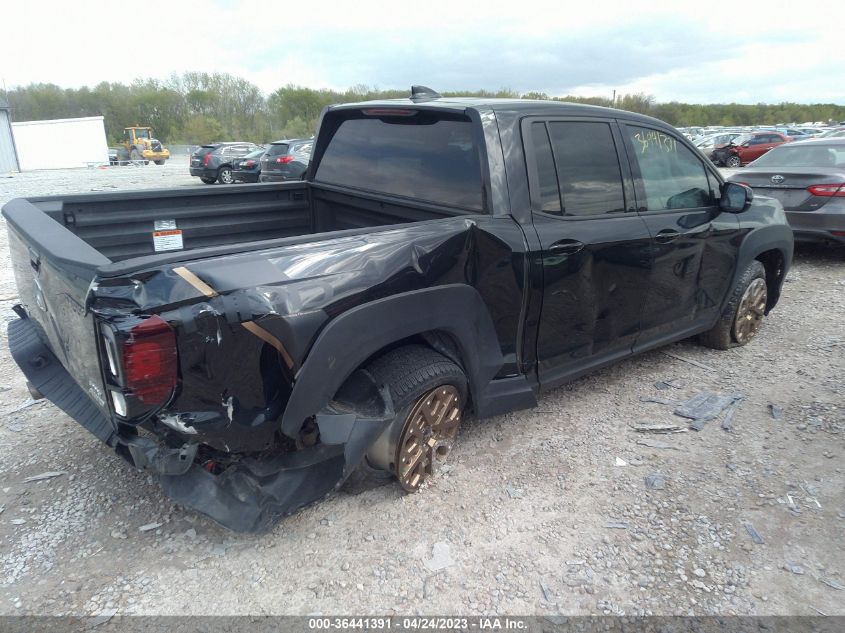 2021 HONDA RIDGELINE SPORT - 5FPYK3F11MB000960