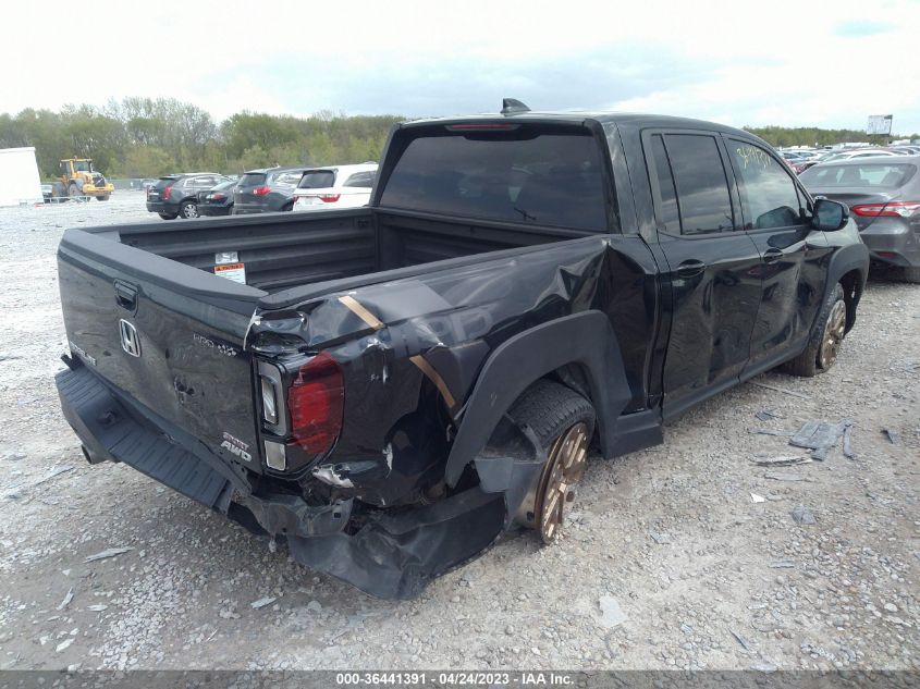 2021 HONDA RIDGELINE SPORT - 5FPYK3F11MB000960