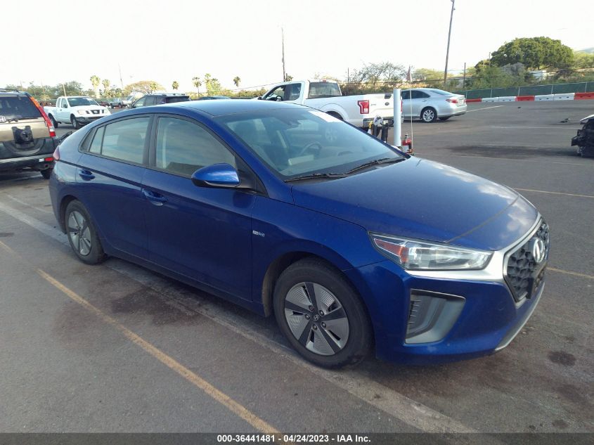 2020 HYUNDAI IONIQ HYBRID BLUE - KMHC65LC2LU225902