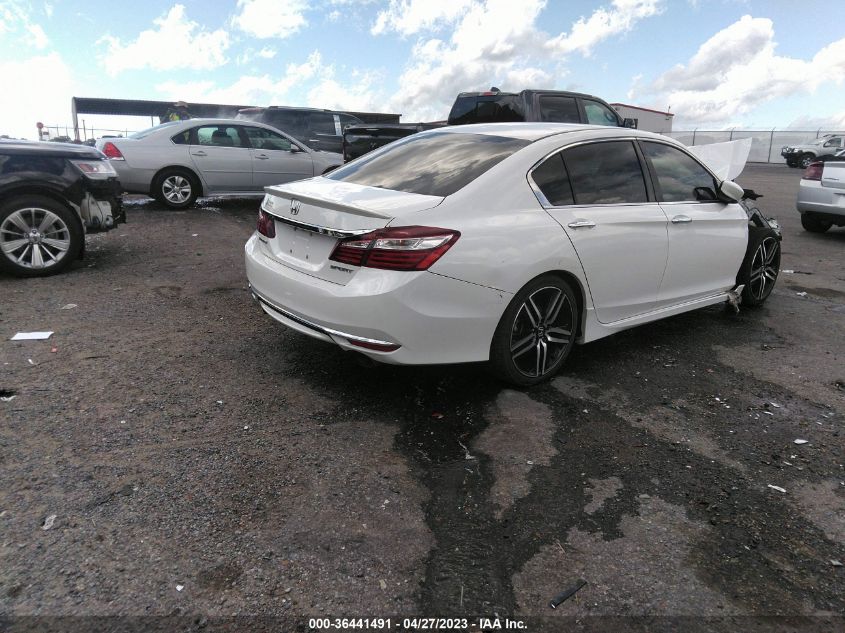 2017 HONDA ACCORD SEDAN SPORT - 1HGCR2F54HA238989