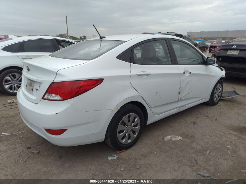 2016 HYUNDAI ACCENT SE - KMHCT4AE8GU010666