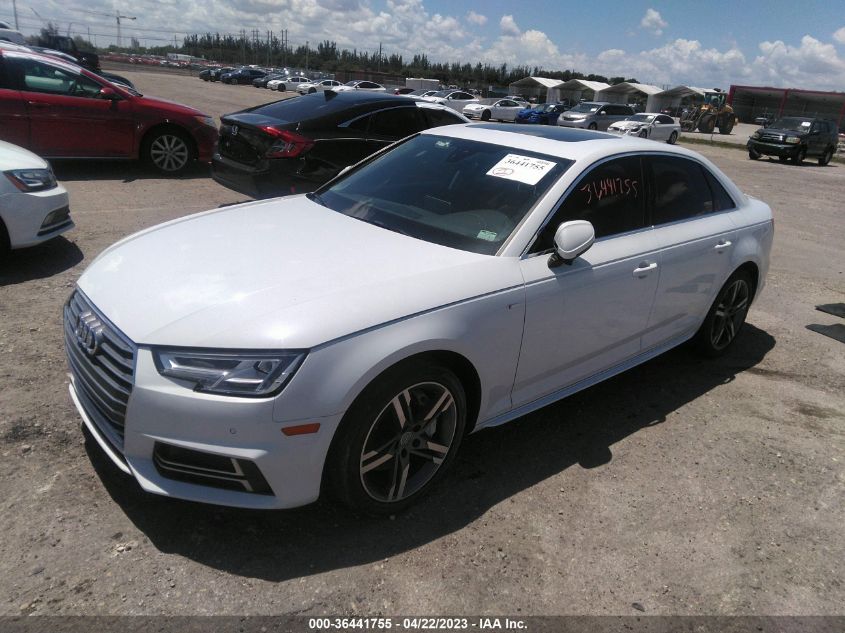 2018 AUDI A4 PREMIUM PLUS - WAUENAF45JA204485