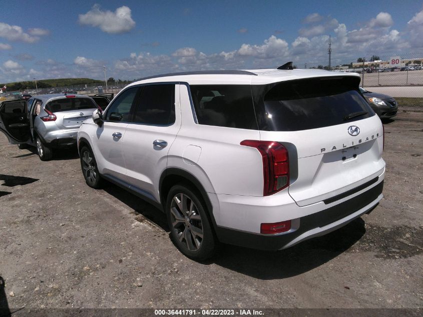2021 HYUNDAI PALISADE SEL KM8R44HE4MU278350