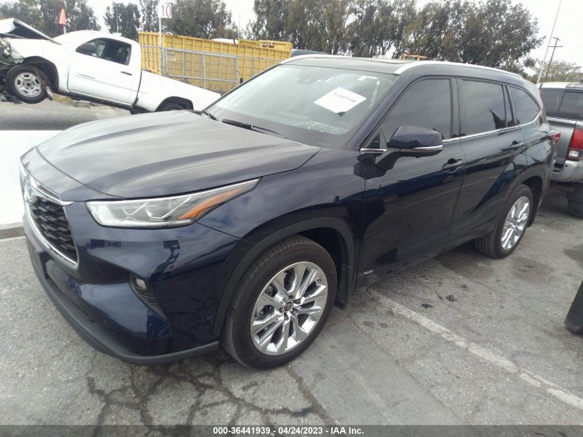 2023 TOYOTA HIGHLANDER HYBRID LIMITED - 5TDXBRCH0PS111458