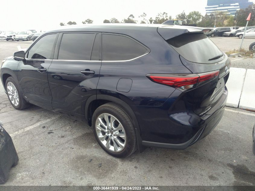 2023 TOYOTA HIGHLANDER HYBRID LIMITED - 5TDXBRCH0PS111458