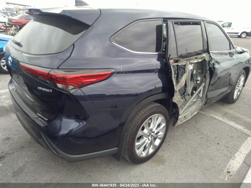 2023 TOYOTA HIGHLANDER HYBRID LIMITED - 5TDXBRCH0PS111458