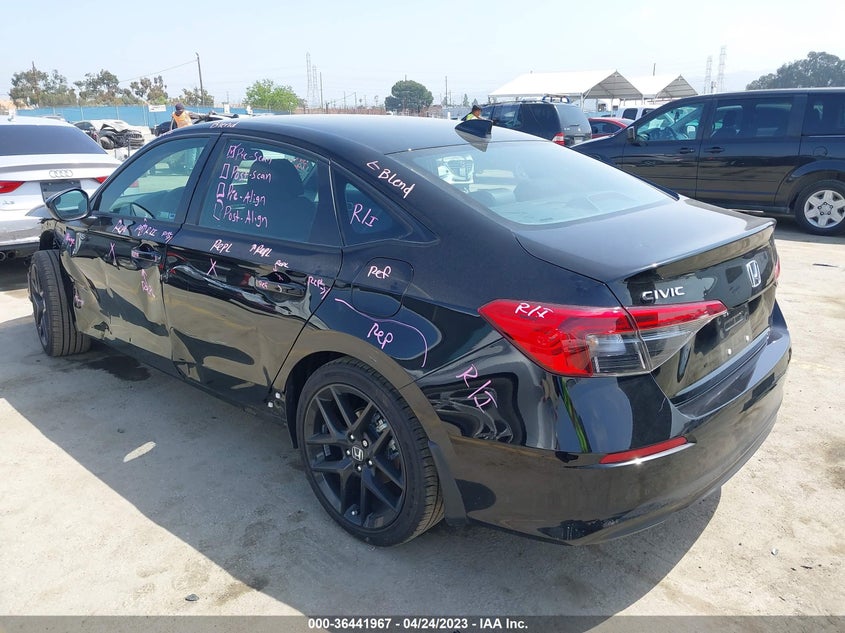 VIN 2HGFE2F54PH513995 2023 HONDA CIVIC SEDAN SPORT