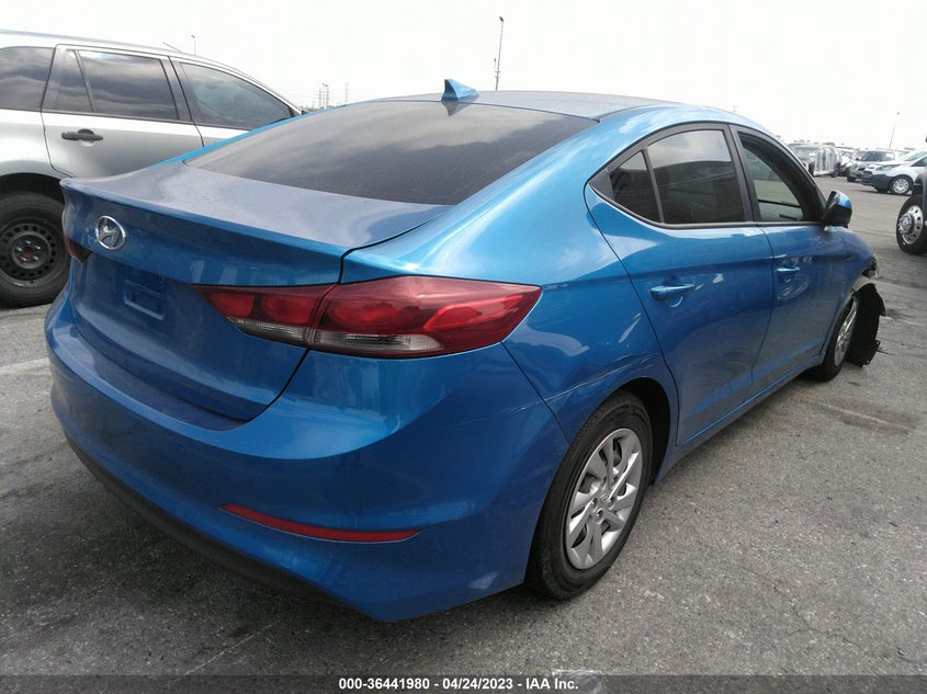 VIN KMHD74LFXHU111885 2017 HYUNDAI ELANTRA SE