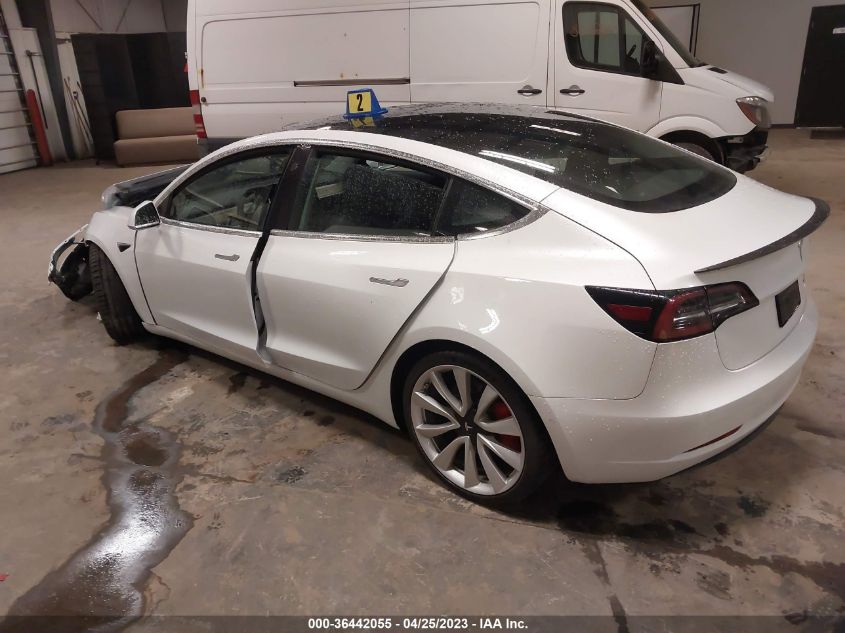 2019 TESLA MODEL 3 LONG RANGE/PERFORMANCE - 5YJ3E1EB6KF487112