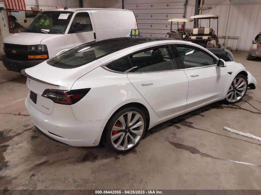 2019 TESLA MODEL 3 LONG RANGE/PERFORMANCE - 5YJ3E1EB6KF487112