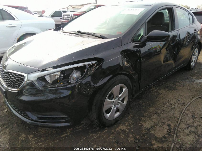 2015 KIA FORTE LX - KNAFK4A6XF5419707
