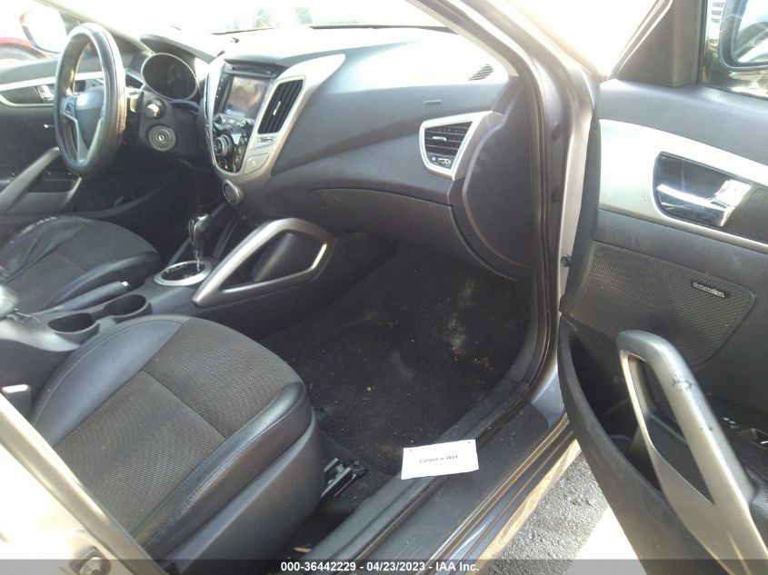 2013 HYUNDAI VELOSTER W/BLACK INT - KMHTC6ADXDU133397