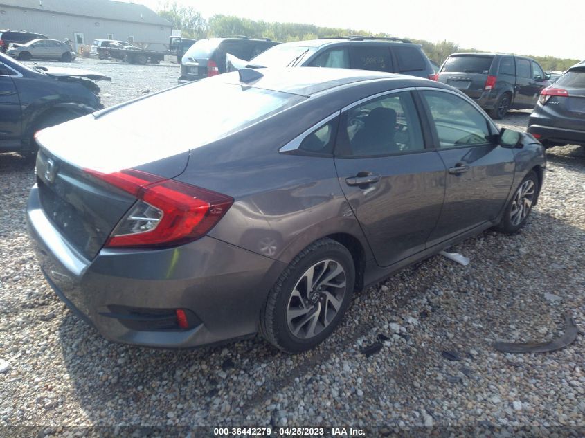 2017 HONDA CIVIC SEDAN EX - 19XFC2F77HE204640
