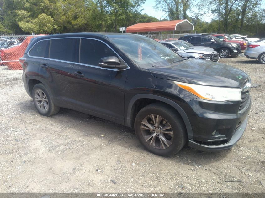 2014 TOYOTA HIGHLANDER LE - 5TDZKRFHXES022014