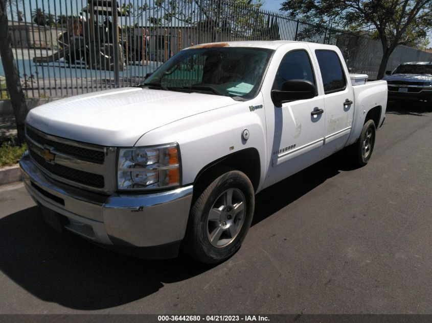 2013 CHEVROLET SILVERADO 1500 HYBRID 3GCUCUEJ4DG238954