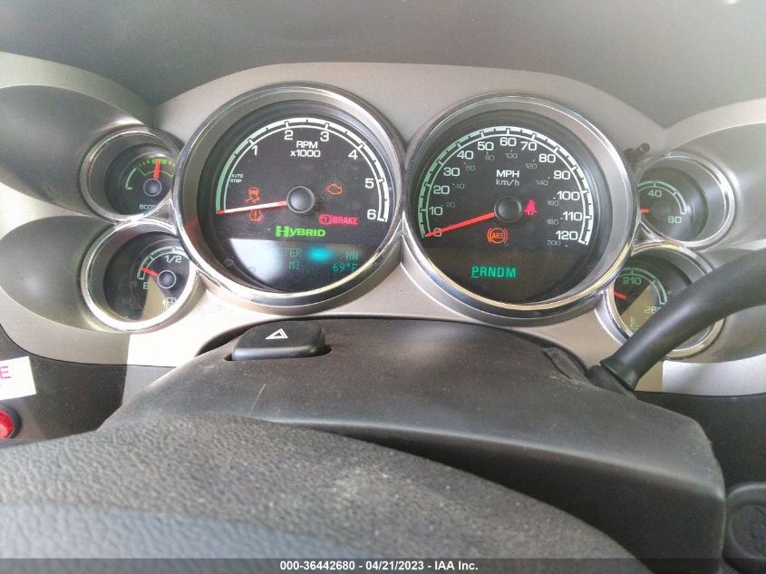 2013 CHEVROLET SILVERADO 1500 HYBRID 3GCUCUEJ4DG238954