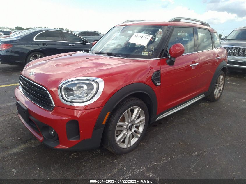 2022 MINI COUNTRYMAN COOPER - WMZ23BR02N3N70344