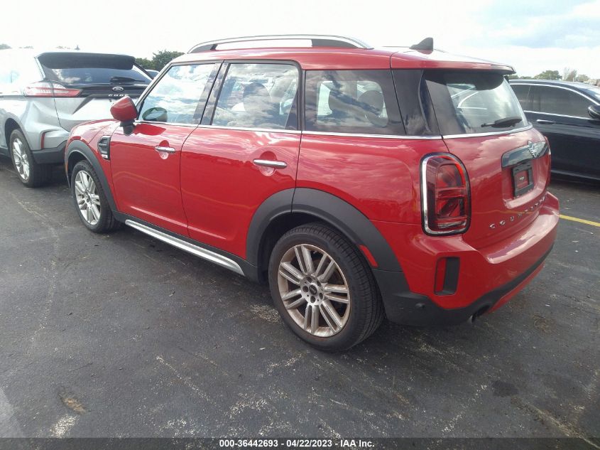 2022 MINI COUNTRYMAN COOPER - WMZ23BR02N3N70344