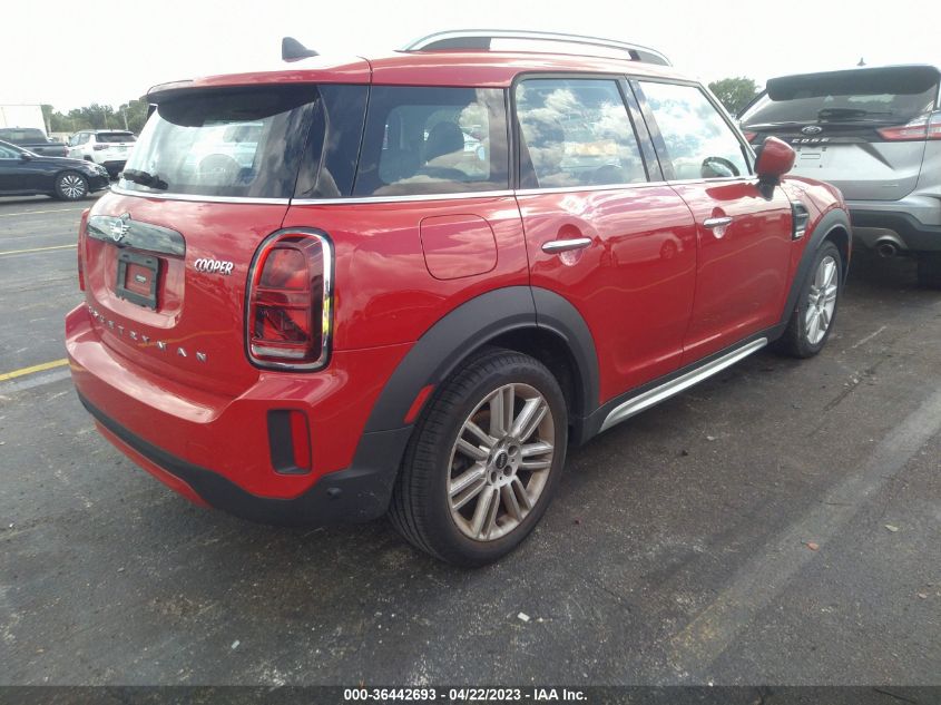2022 MINI COUNTRYMAN COOPER - WMZ23BR02N3N70344