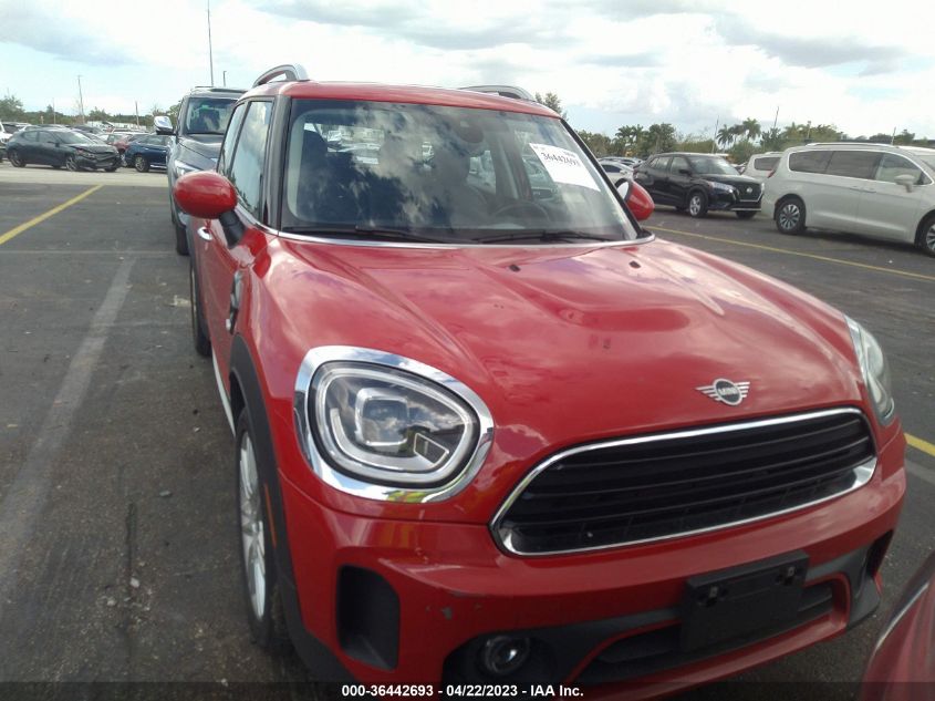 2022 MINI COUNTRYMAN COOPER - WMZ23BR02N3N70344