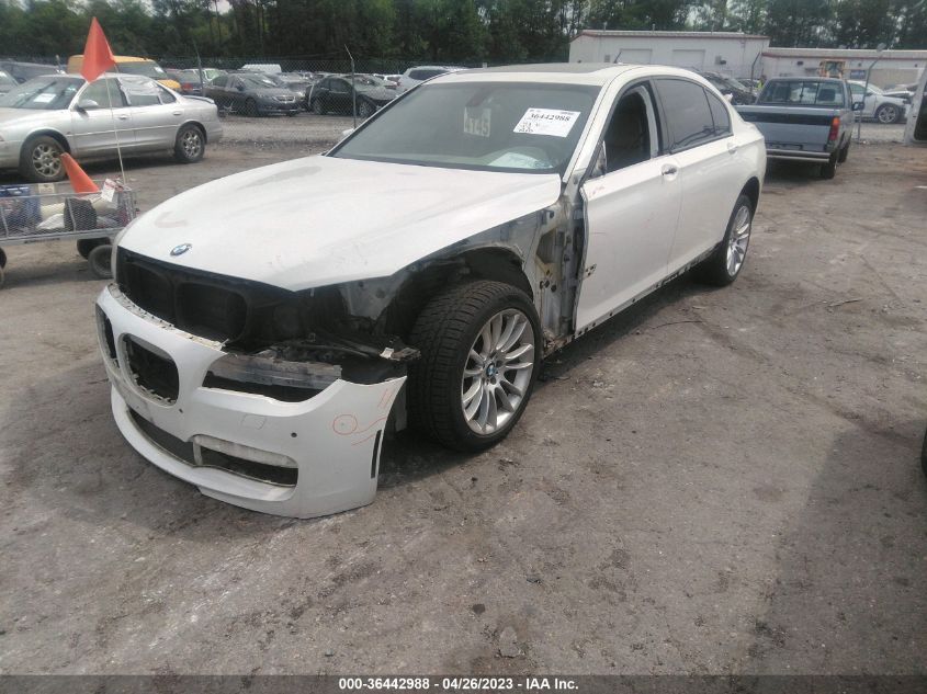 2013 BMW 7 SERIES 740LI - WBAYE4C51DDW22900