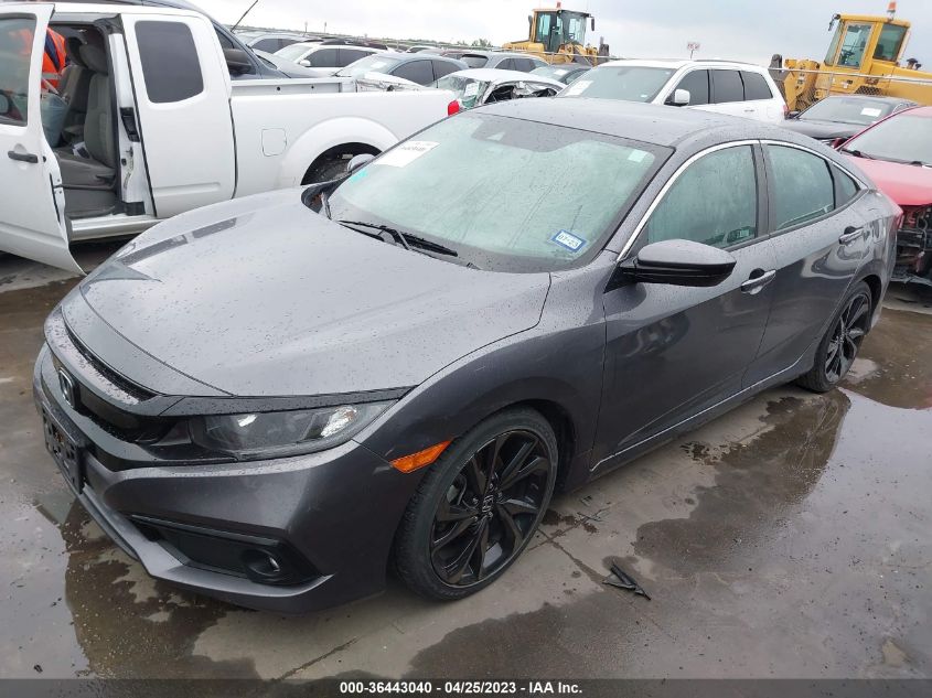 2019 HONDA CIVIC SEDAN SPORT - 19XFC2F8XKE048786
