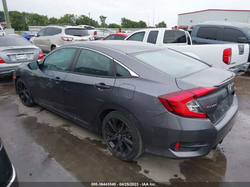 2019 HONDA CIVIC SEDAN SPORT - 19XFC2F8XKE048786